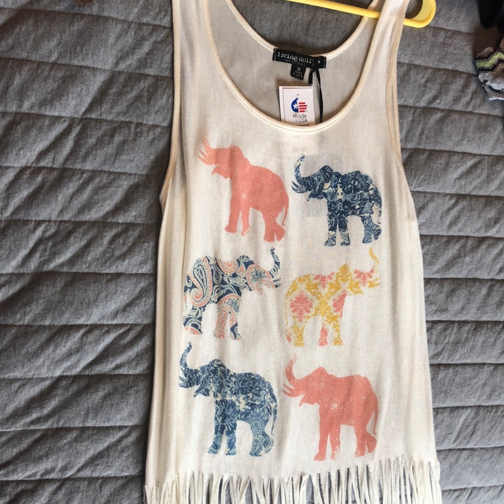 Fringe tank top